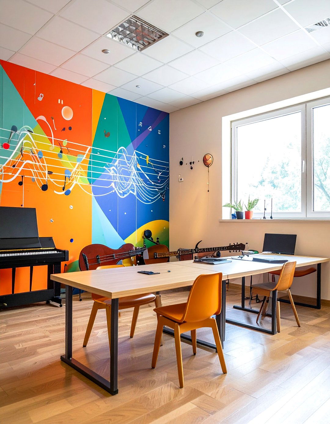 Music and Mathematics Harmony - 20 Math Mural Ideas to Inspire Your Space