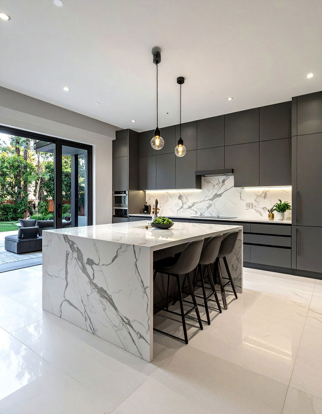 Natural Stone Backsplash Kitchen - 25 Dream Kitchen Ideas for Your Modern Home