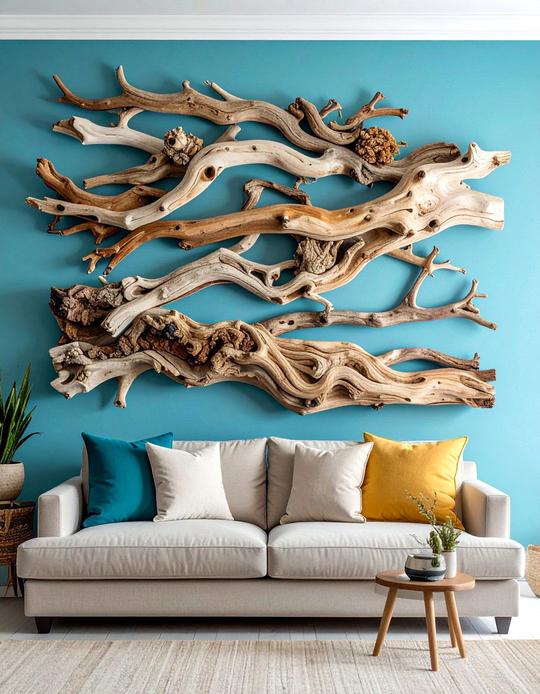 Nature Inspired Organic Wall Sculpture - 40 Wall Decor Ideas to Transform Any Room