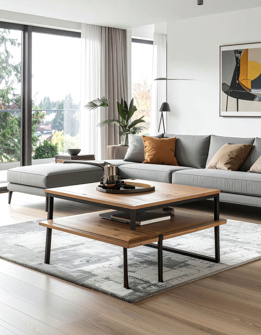 Nesting Table Collections - 30 Living Room Storage Ideas to Maximize Your Space