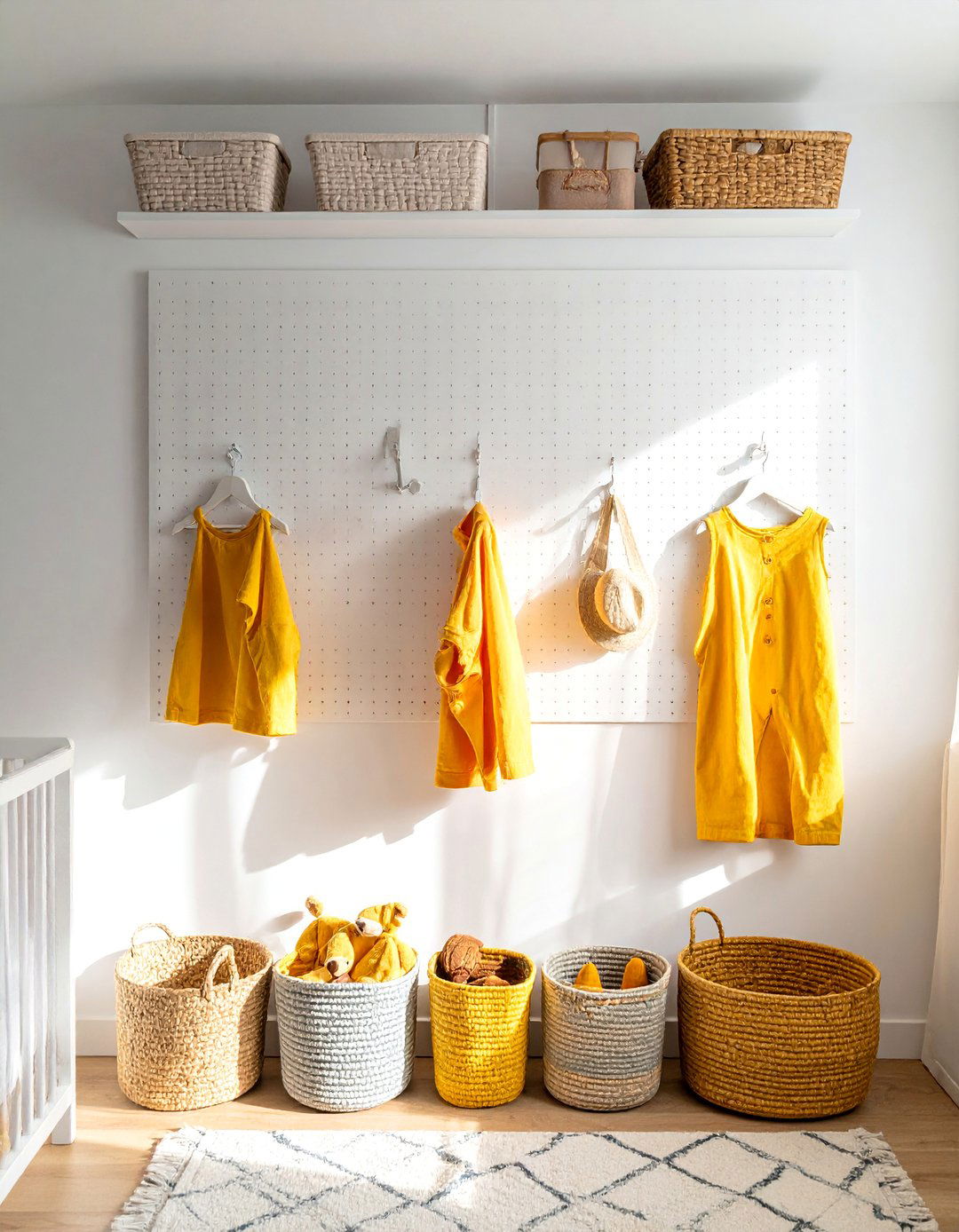 Nursery Closet Pegboard Systems - 25 Nursery Closet Ideas for Organized and Stylish Storage
