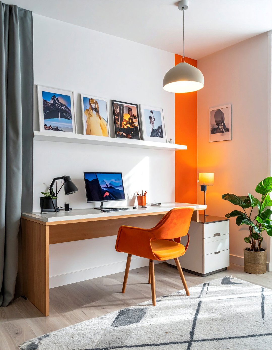 Office Inspiration Photo Wall - 40 Photo Wall Ideas to Personalize Your Living Space
