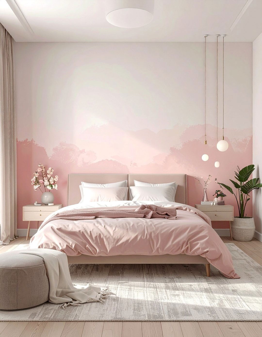 Ombre Paint Accent Wall - 25 Accent Wall Ideas to Transform Your Home Decor