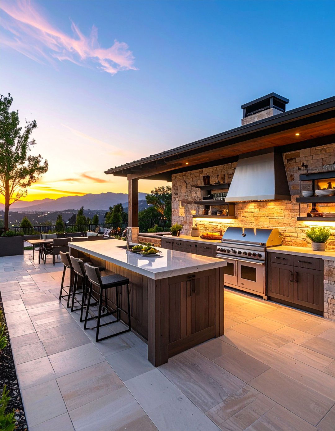 Open Air Entertaining Space Design - 20 Luxury Outdoor Kitchen Ideas for Entertaining