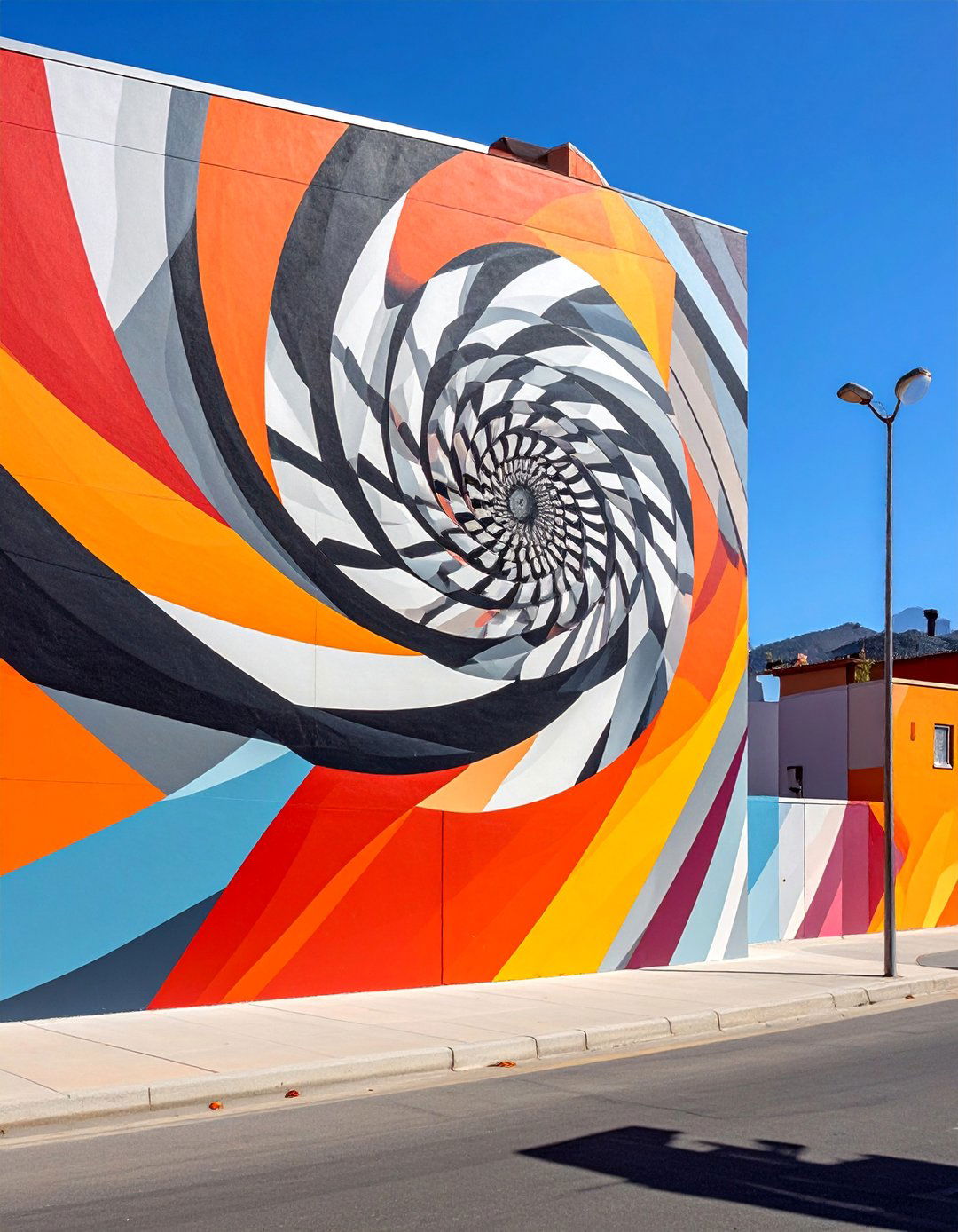 Optical Illusion Small Town Mural - 20 Small Town Murals to Brighten Up Your Community