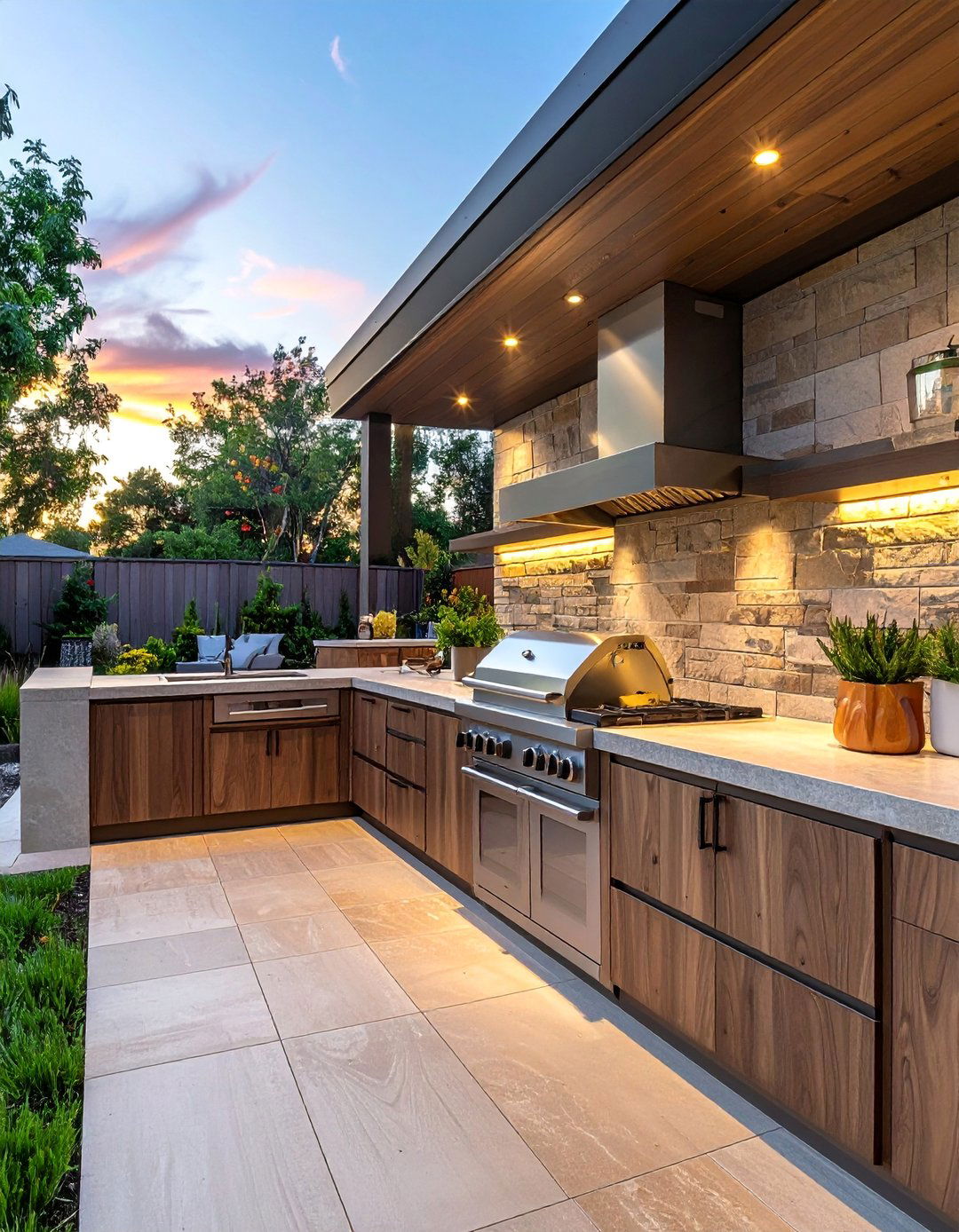Outdoor Kitchen Durability - 40 Kitchen Countertop Ideas for Modern Homes