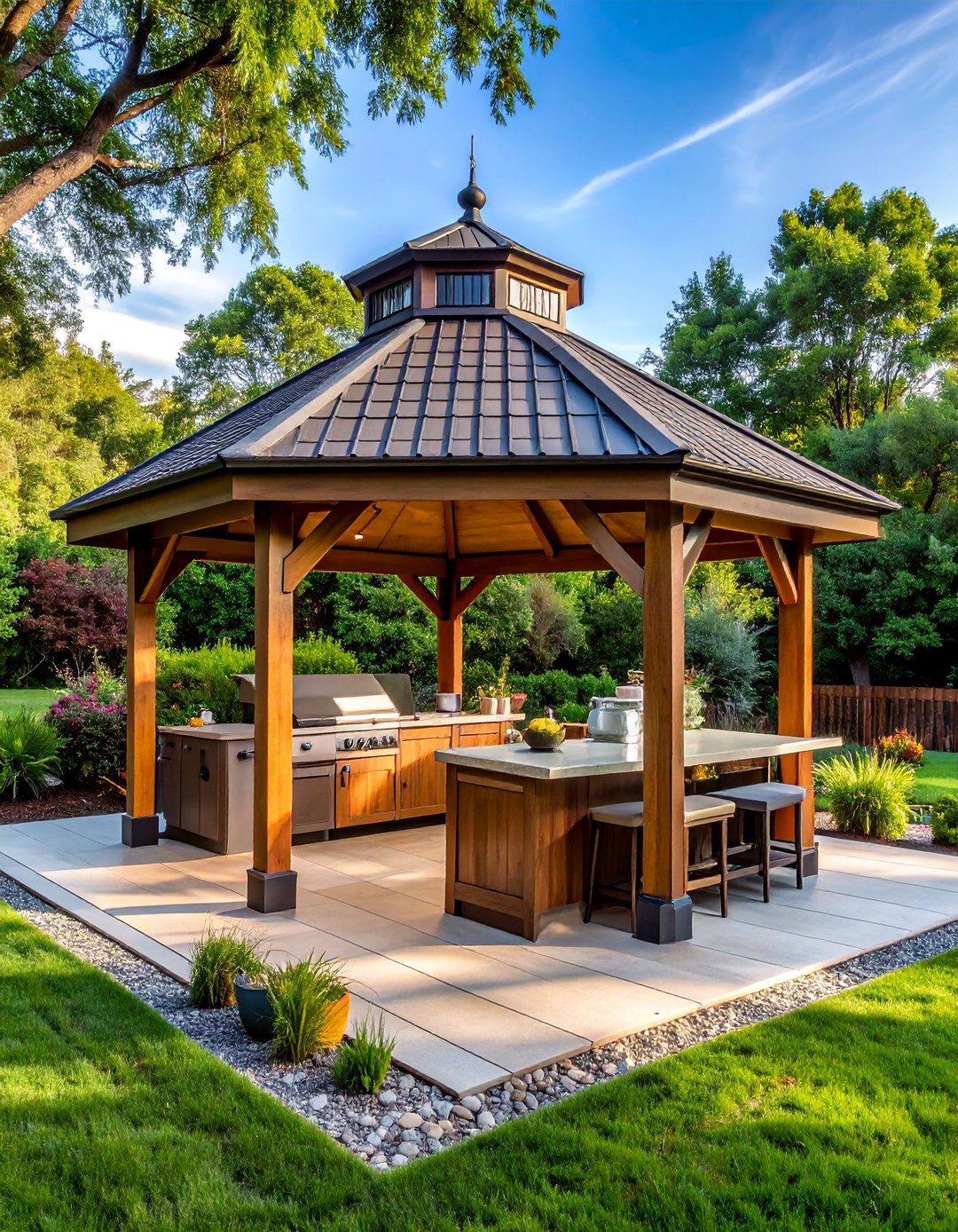 Outdoor Kitchen Gazebo Pavilion - 40 Gazebo Design Ideas for a Beautiful Outdoor Space