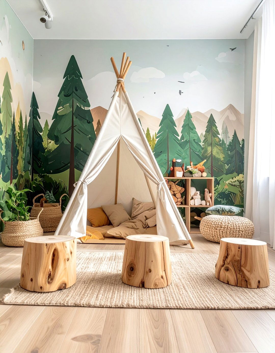 Outdoor Themed Homeschool Room - 25 Homeschool Room Ideas for a Productive Learning Space
