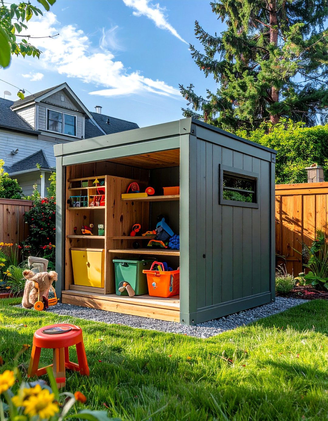 Outdoor Toy Storage Sheds - 40 Toy Storage Ideas to Keep Your Home Organized
