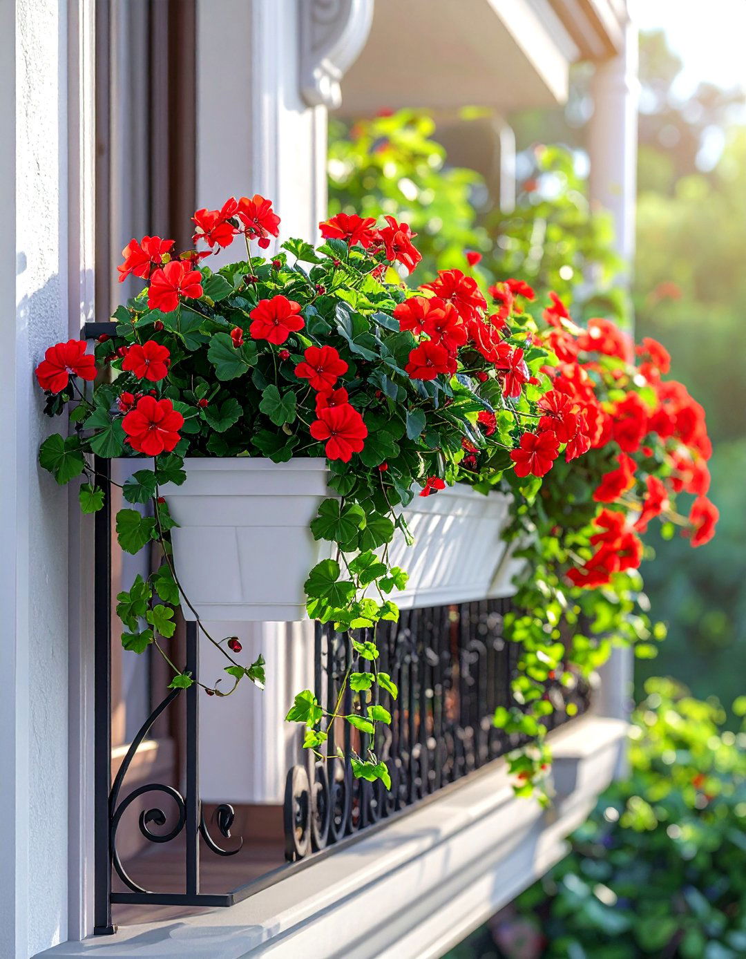 Over the Railing Planter Boxes for a Balcony Garden - 40 Creative Balcony Garden Ideas for Small Spaces