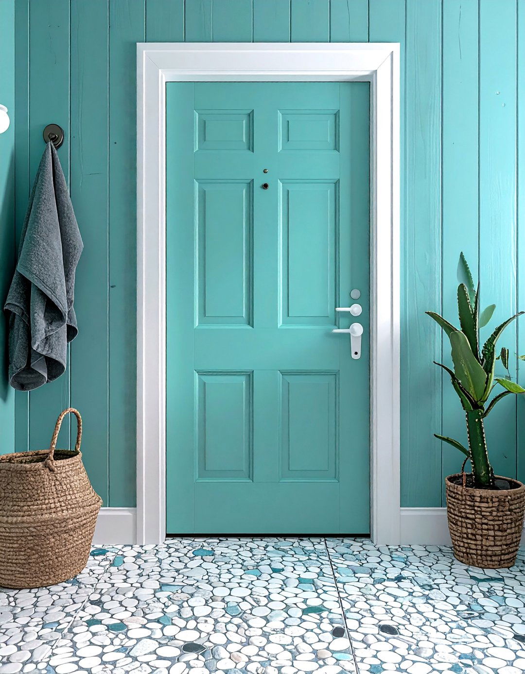 Pale Aqua Interior Door Color - 25 Interior Door Color Ideas for a Fresh Home Look