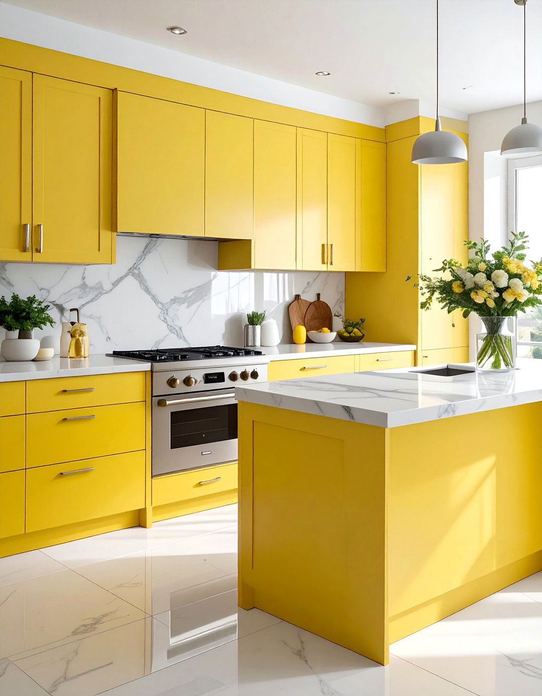 Pale Yellow Kitchen Cabinets with White Countertops - 15 Pale Yellow Kitchen Ideas for a Bright and Airy Look
