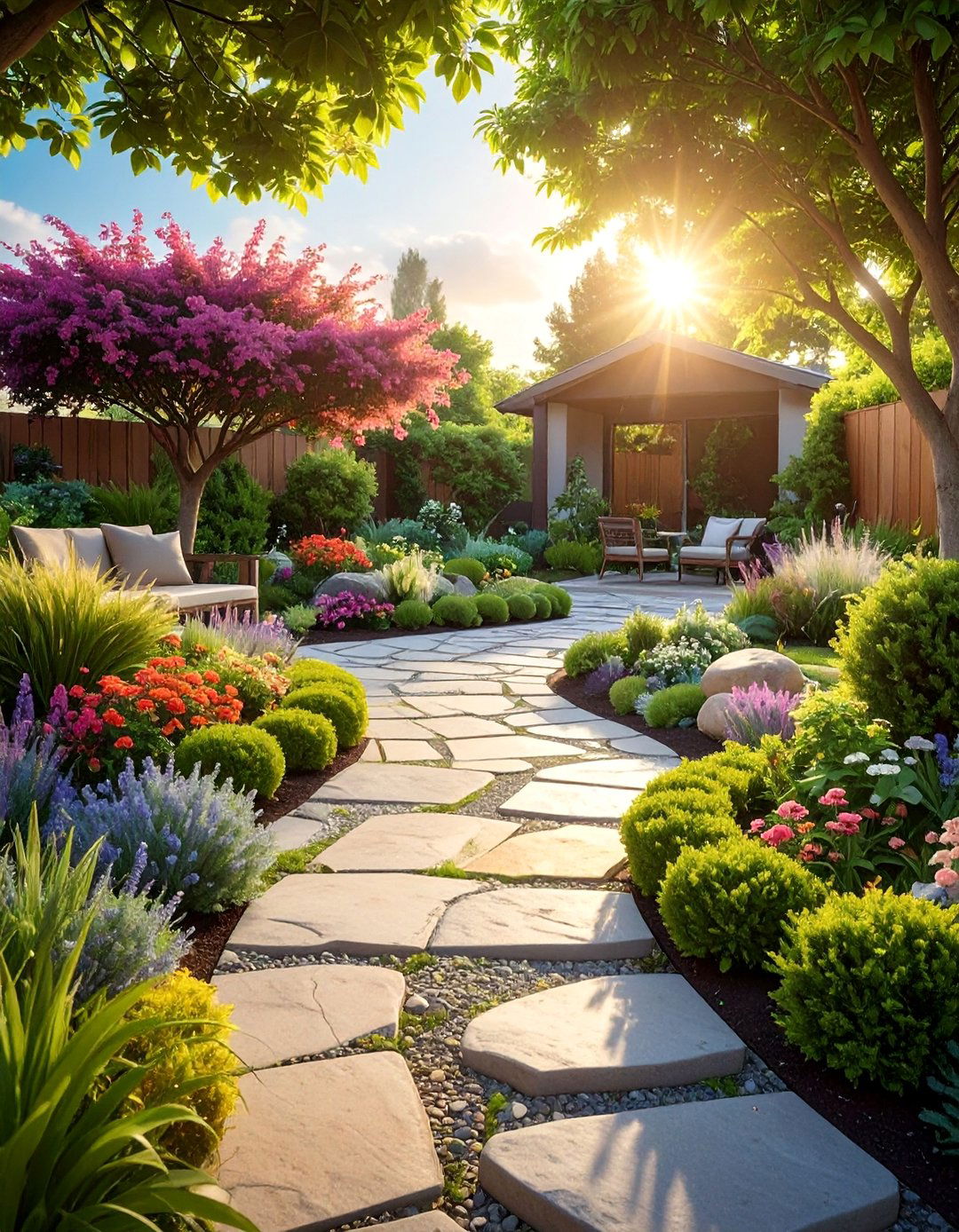 Pathway and Stepping Stone Gardens - 40 Small Backyard Ideas to Transform Your Outdoor Space