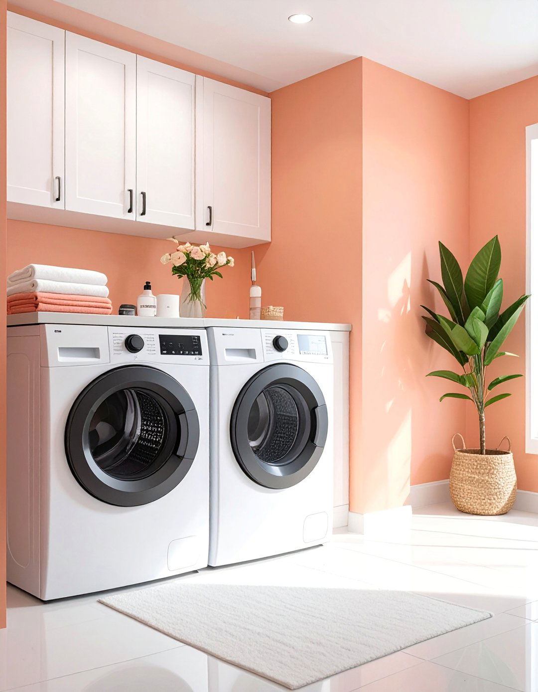Peach Laundry Room Paint - 25 Laundry Room Paint Ideas for a Fresh Look