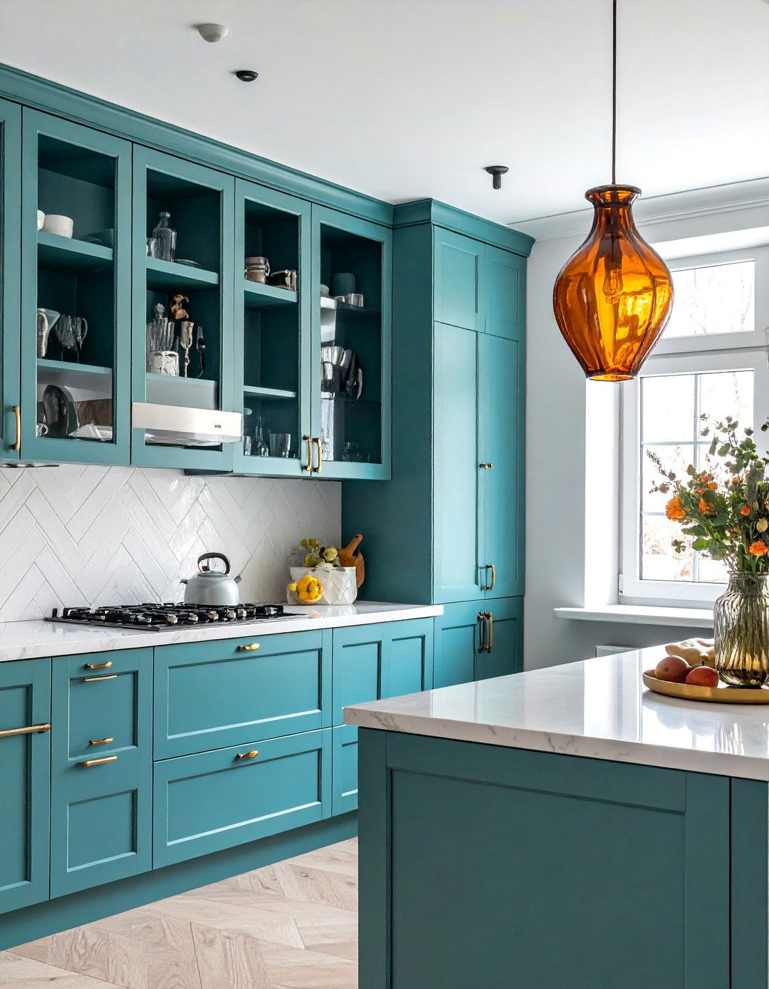 Pendant Style Drops - 40 Kitchen Cabinet Hardware Ideas to Elevate Your Design