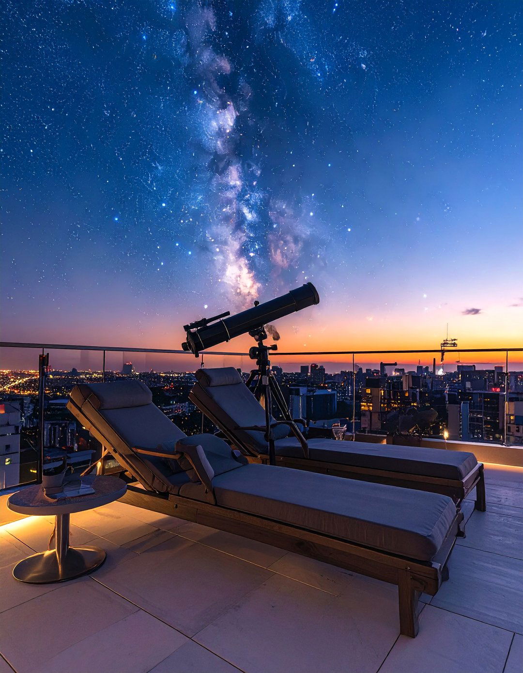 Penthouse Balcony Designed for Stargazing - 20 Penthouse Balcony Ideas for Urban Outdoor Living