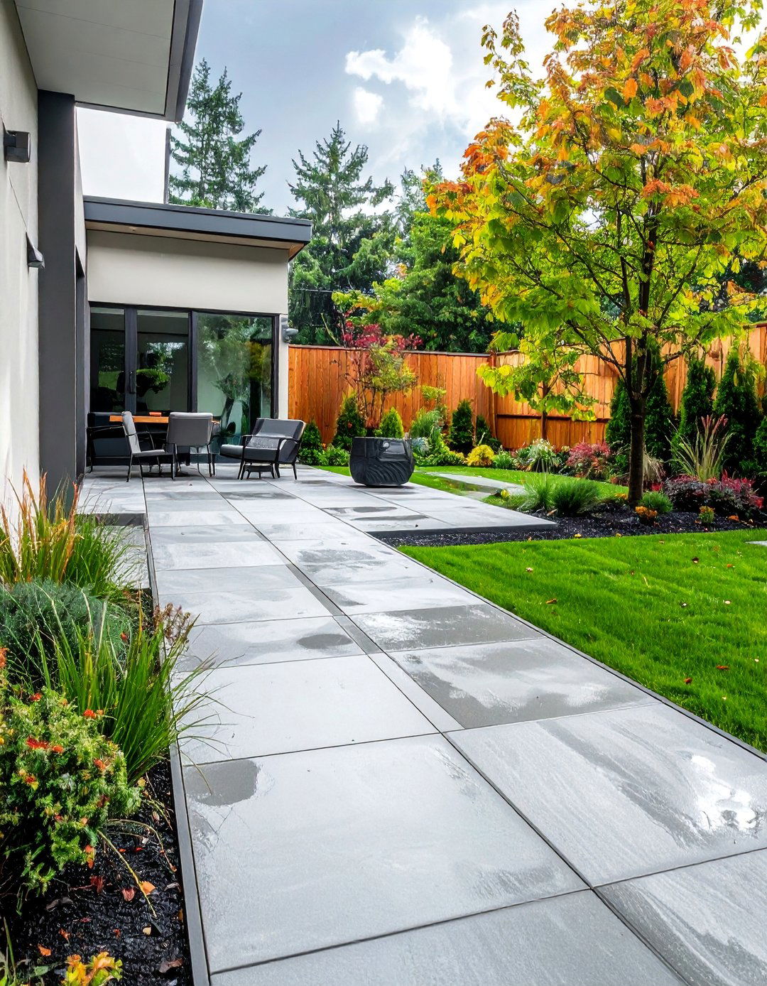 Permeable Paver Patio for Eco Friendly Drainage - 40 Beautiful Paver Patio Ideas for Outdoor Living
