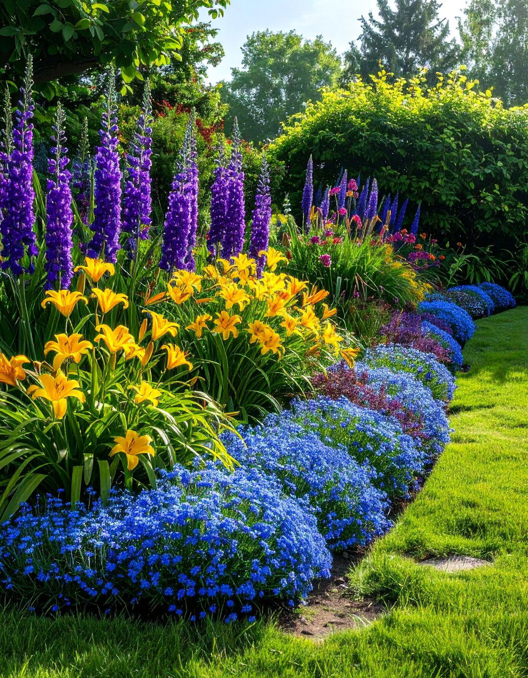 Planting a Layered Corner Garden with Mixed Perennials - 30 Corner Landscaping Ideas for a Beautiful Yard