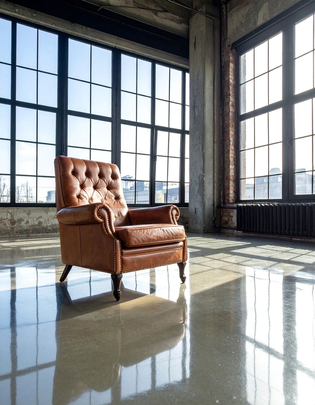 Polished Concrete Flooring - 30 Industrial Decor Ideas for a Modern Home