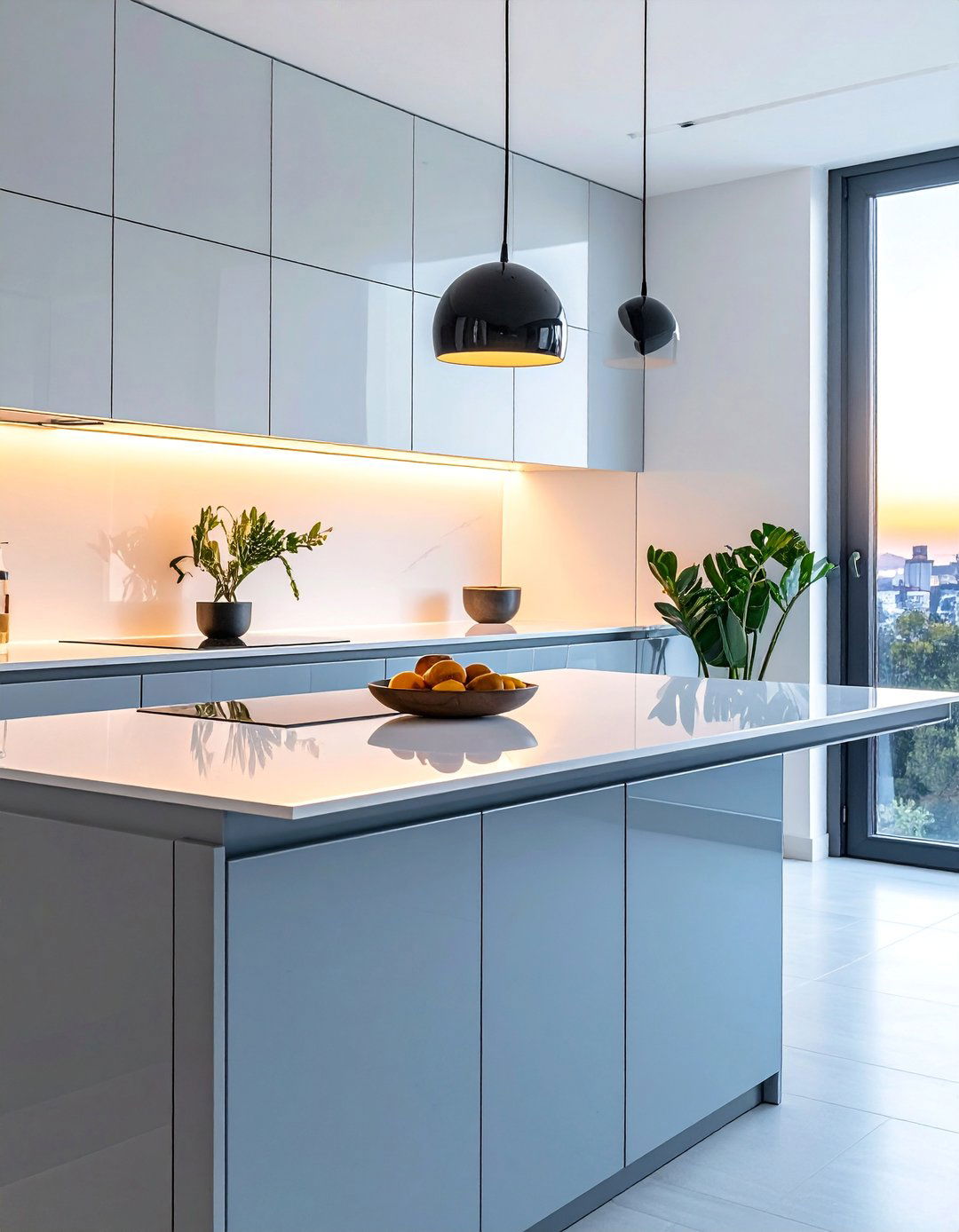 Porcelain Slab Innovation - 40 Kitchen Countertop Ideas for Modern Homes
