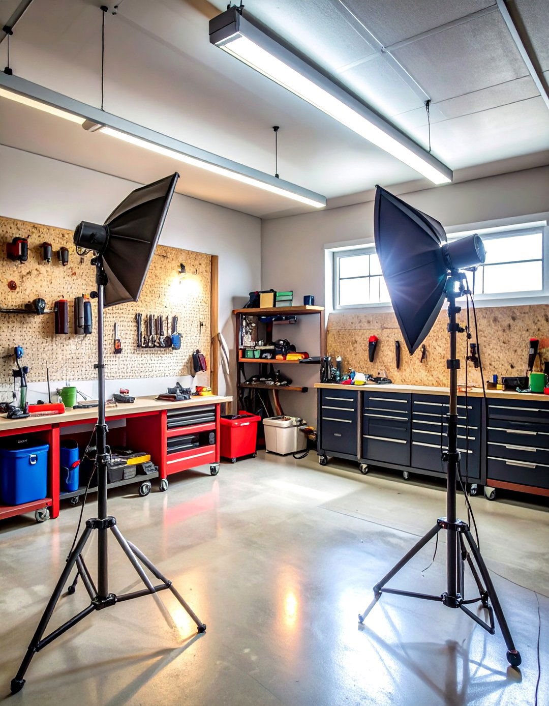 Portable Work Lights - 15 Garage Lighting Ideas to Brighten Your Workspace