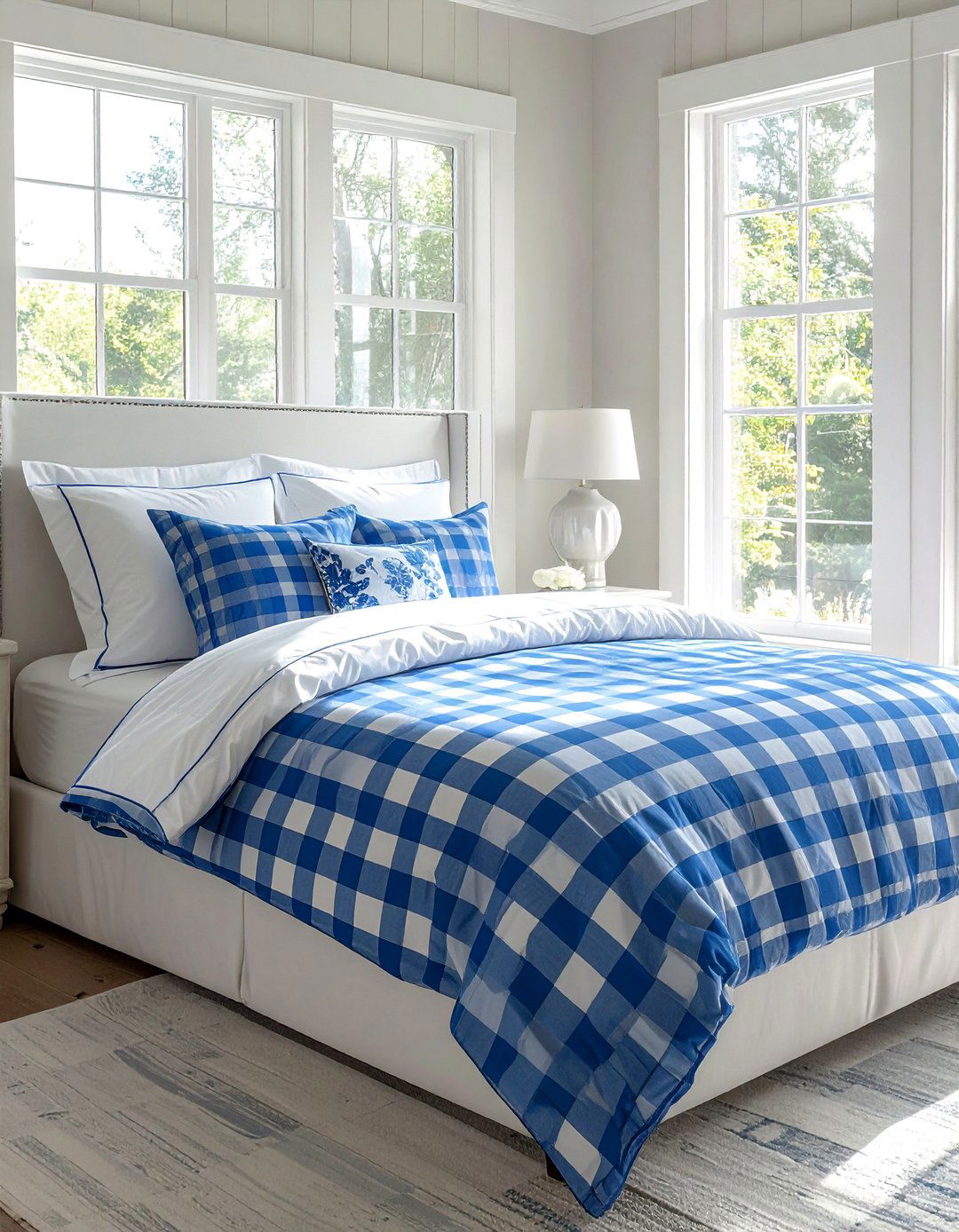 Preppy Room with Gingham Bedding - 30 Preppy Room Ideas for a Chic and Timeless Look
