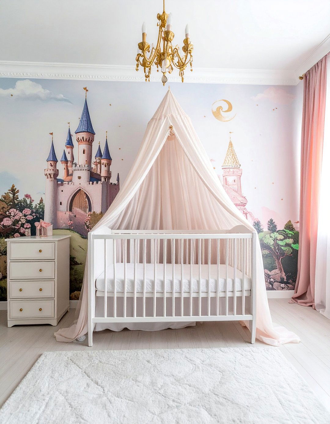 Princess Castle Theme Nursery - 25 Baby Girl Nursery Ideas for a Dreamy Space