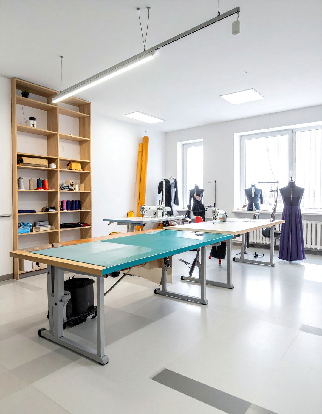 Professional Studio Layout - 15 Sewing Room Ideas for Craft Enthusiasts