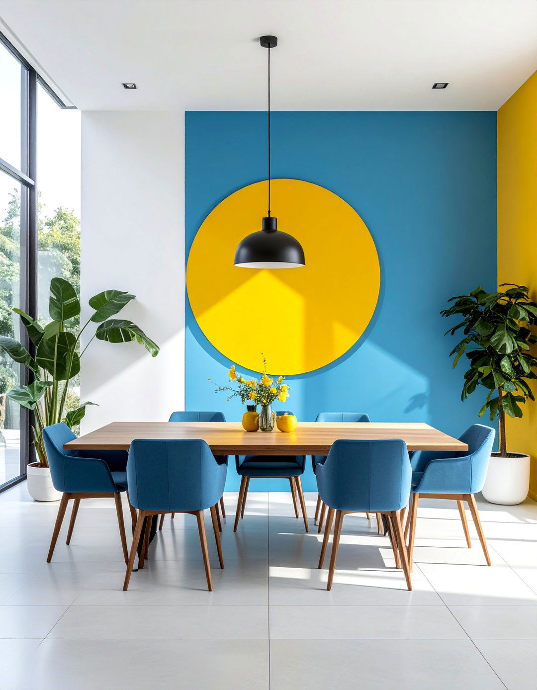 Radical Color Blocking on Walls - 20 Postmodernism Interior Design Ideas for a Bold Look