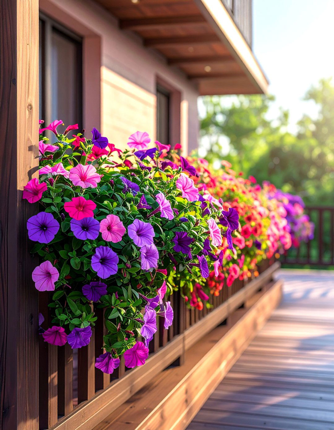 Railing Planters to Free Up Small Patio Floor Space - 40 Small Patio Ideas to Maximize Your Outdoor Space