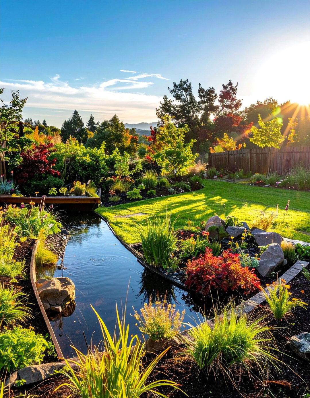 Rain Garden Collection Areas - 25 Down Sloped Backyard Ideas for Unique Landscaping