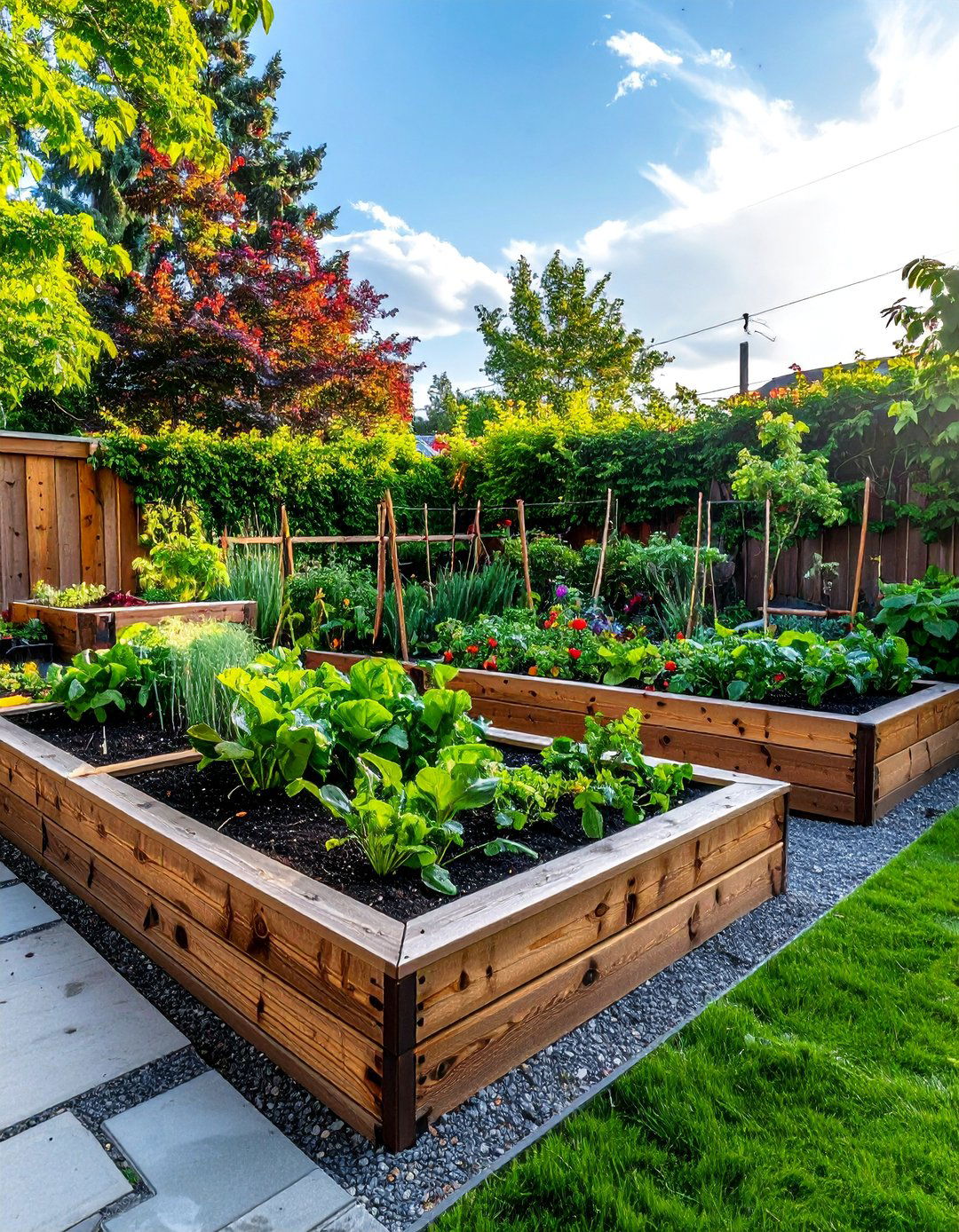 Raised Bed Corner Gardens - 40 Small Backyard Landscaping Ideas for Big Impact