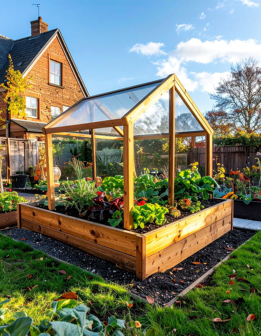 Raised Bed Greenhouse Integration - 40 Raised Garden Bed Ideas for Your Vegetable Garden