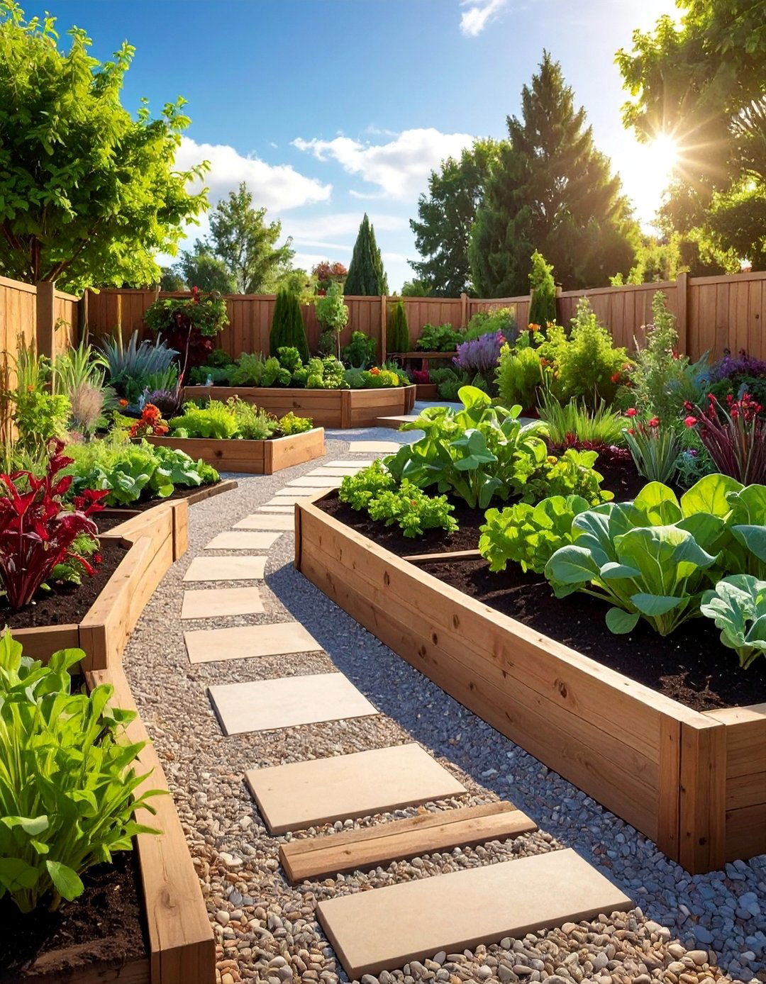 Raised Garden Bed Surround - 30 Decomposed Granite Landscaping Ideas for Your Yard