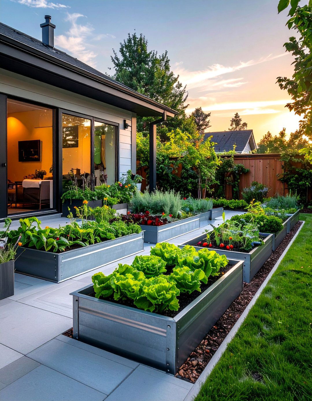 Raised Garden Beds for a Small Patio - 40 Small Patio Ideas to Maximize Your Outdoor Space
