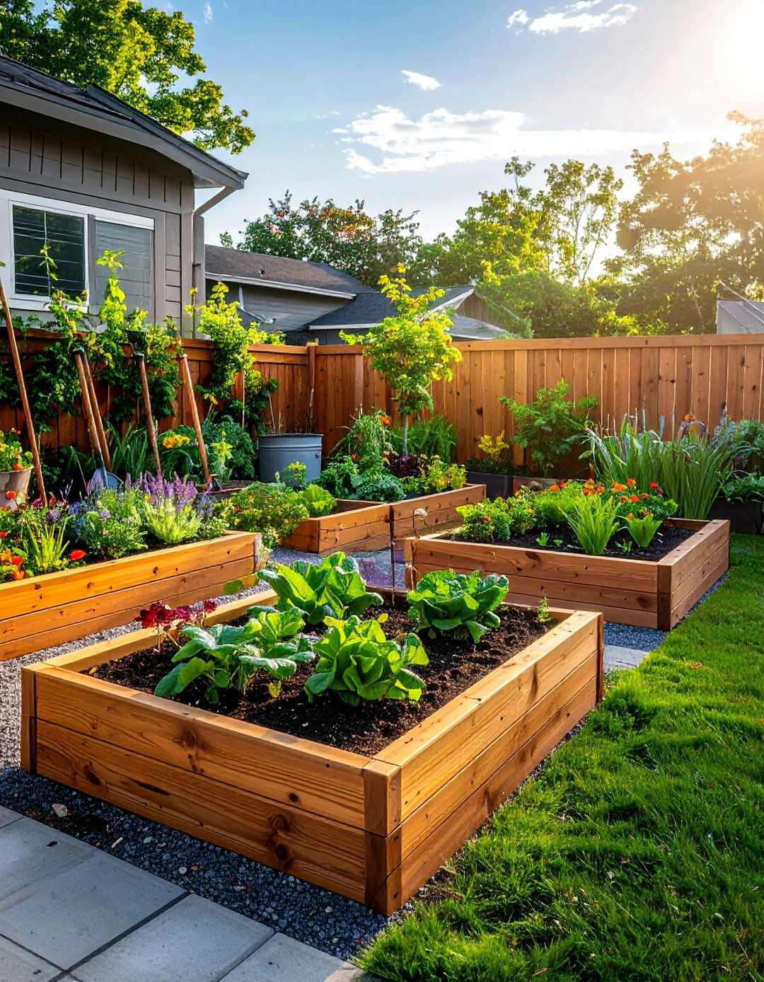 Raised Garden Beds - 40 Small Backyard Ideas to Transform Your Outdoor Space