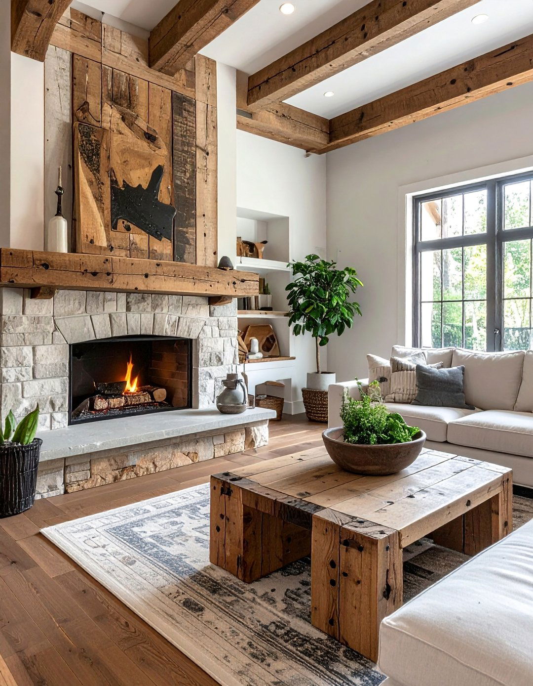 Reclaimed Wood Mantels - 25 Wooden Interior Design Ideas for a Rustic Charm