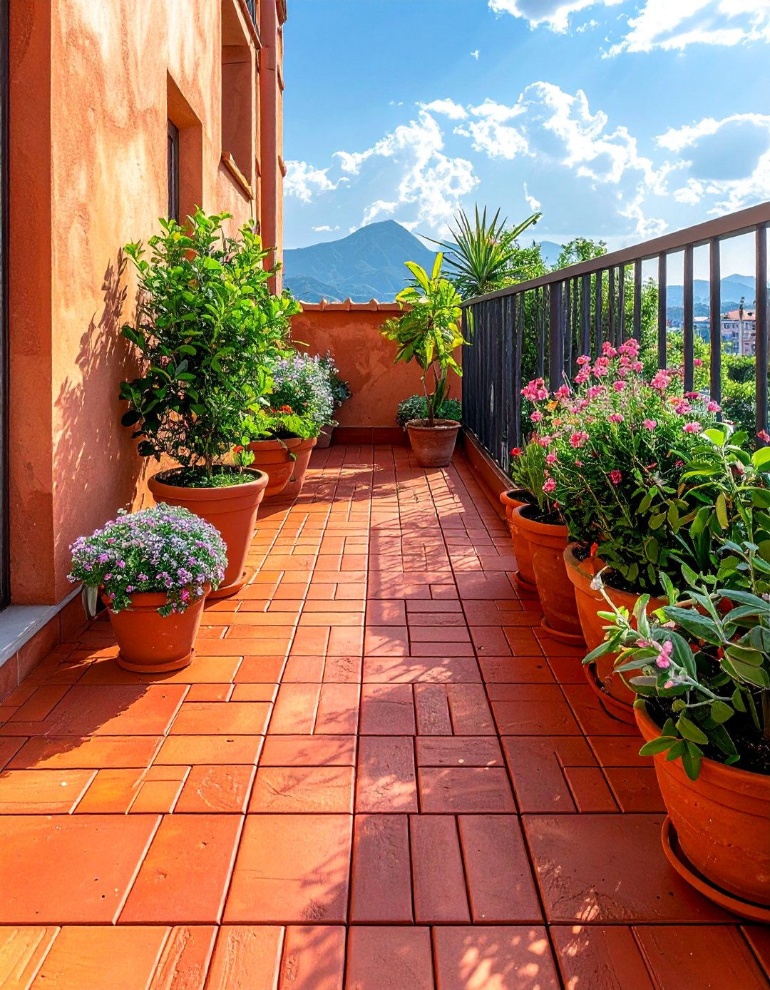 Recycled Rubber Pavers for a Balcony - 25 Balcony Flooring Ideas to Enhance Your Outdoor Space