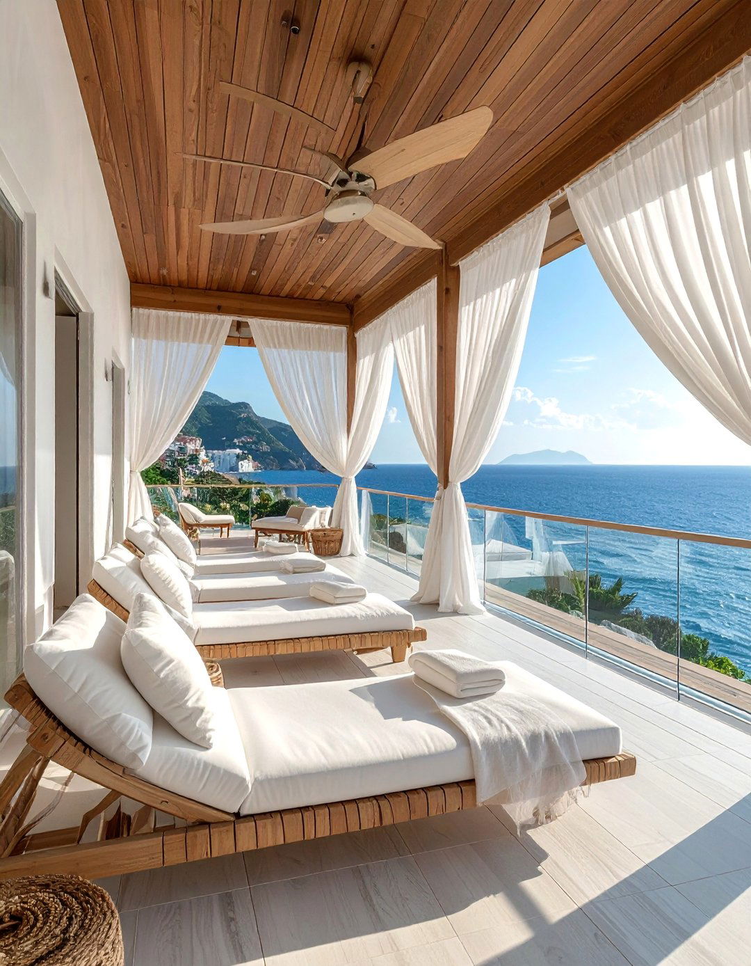 Resort Cabana Balcony - 20 Mansion Balcony Ideas for a Luxurious View
