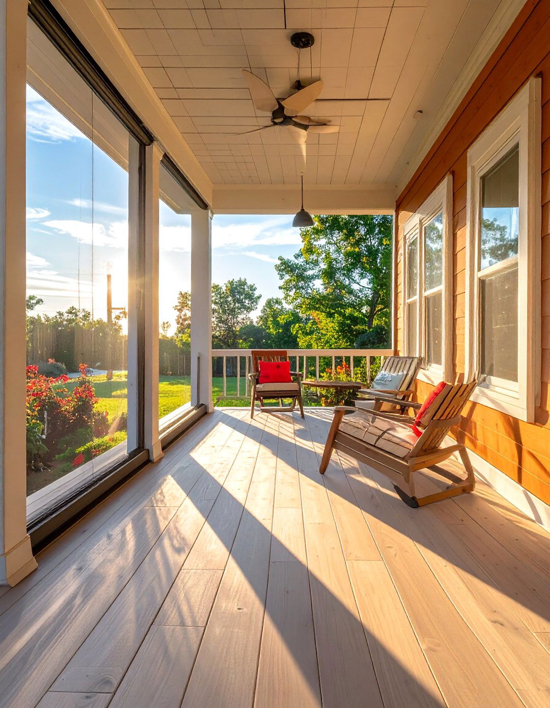Retractable Screen Systems - 25 Enclosed Porch Ideas for Year-Round Enjoyment