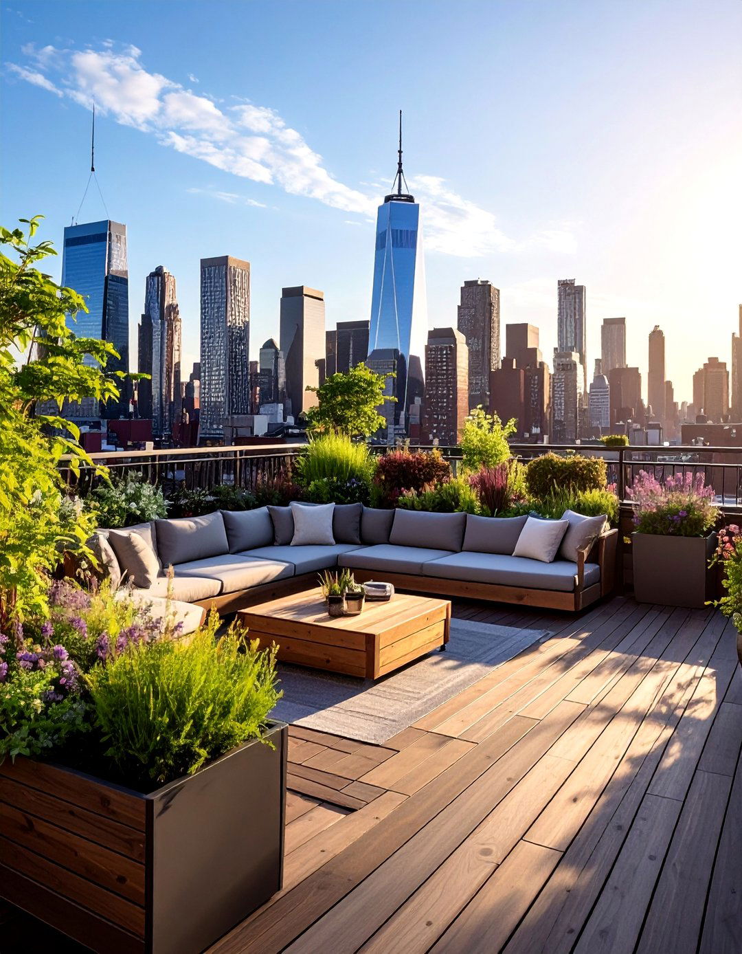 Rooftop Urban Retreat - 30 Patio Deck Ideas to Elevate Your Outdoor Living