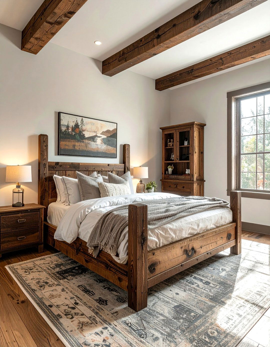 Rustic Dark Wood Bedroom Furniture Set - 20 Dark Wood Bedroom Ideas for a Cozy Retreat