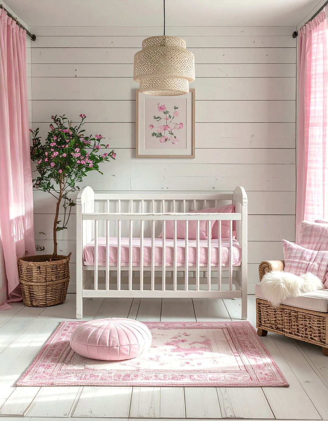 Rustic Farmhouse Baby Girl Nursery - 25 Baby Girl Nursery Ideas for a Dreamy Space