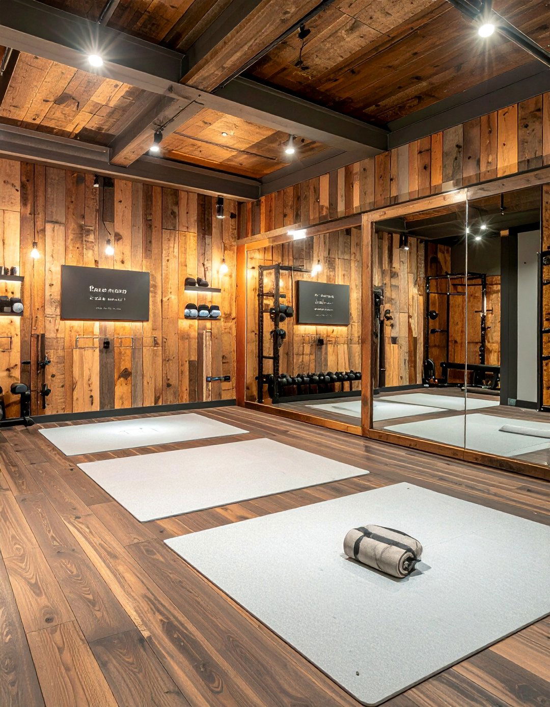 Rustic Home Gym Space - 25 Rustic Basement Ideas for a Cozy and Inviting Space