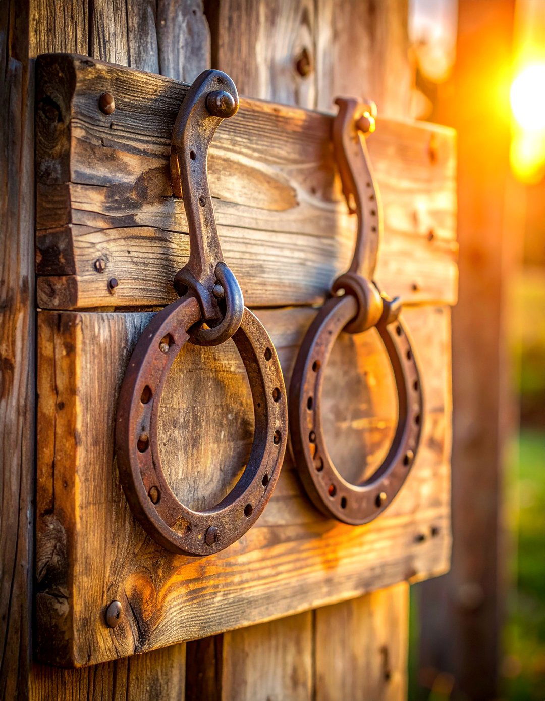 Rustic Horseshoe House Numbers - 40 House Number Ideas for Curb Appeal