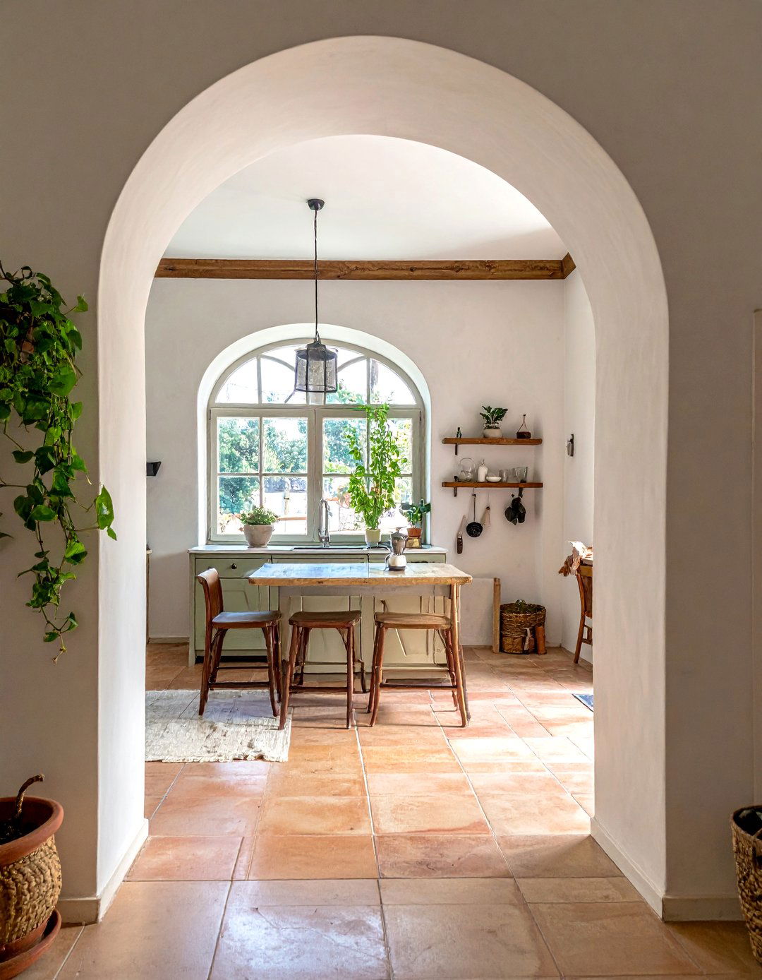 Rustic Italian Decor Highlighted by Arched Doorways - 20 Rustic Italian Decor Ideas for a Warm and Inviting Home
