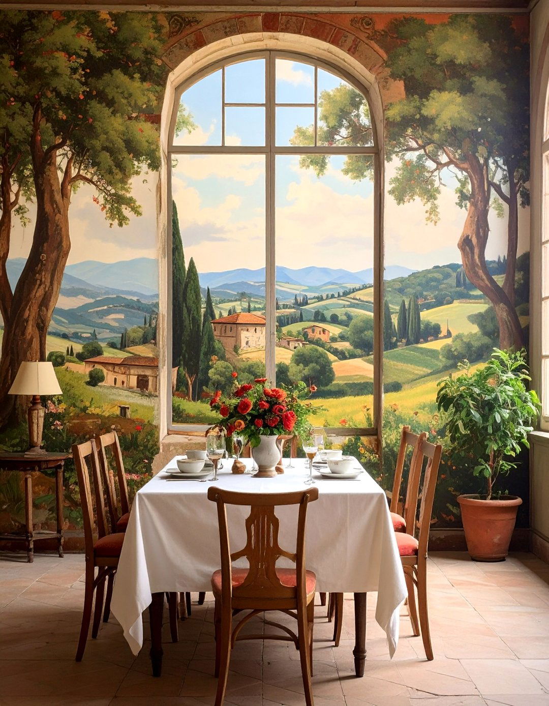 Rustic Italian Decor Using Fresco Inspired Wall Murals - 20 Rustic Italian Decor Ideas for a Warm and Inviting Home