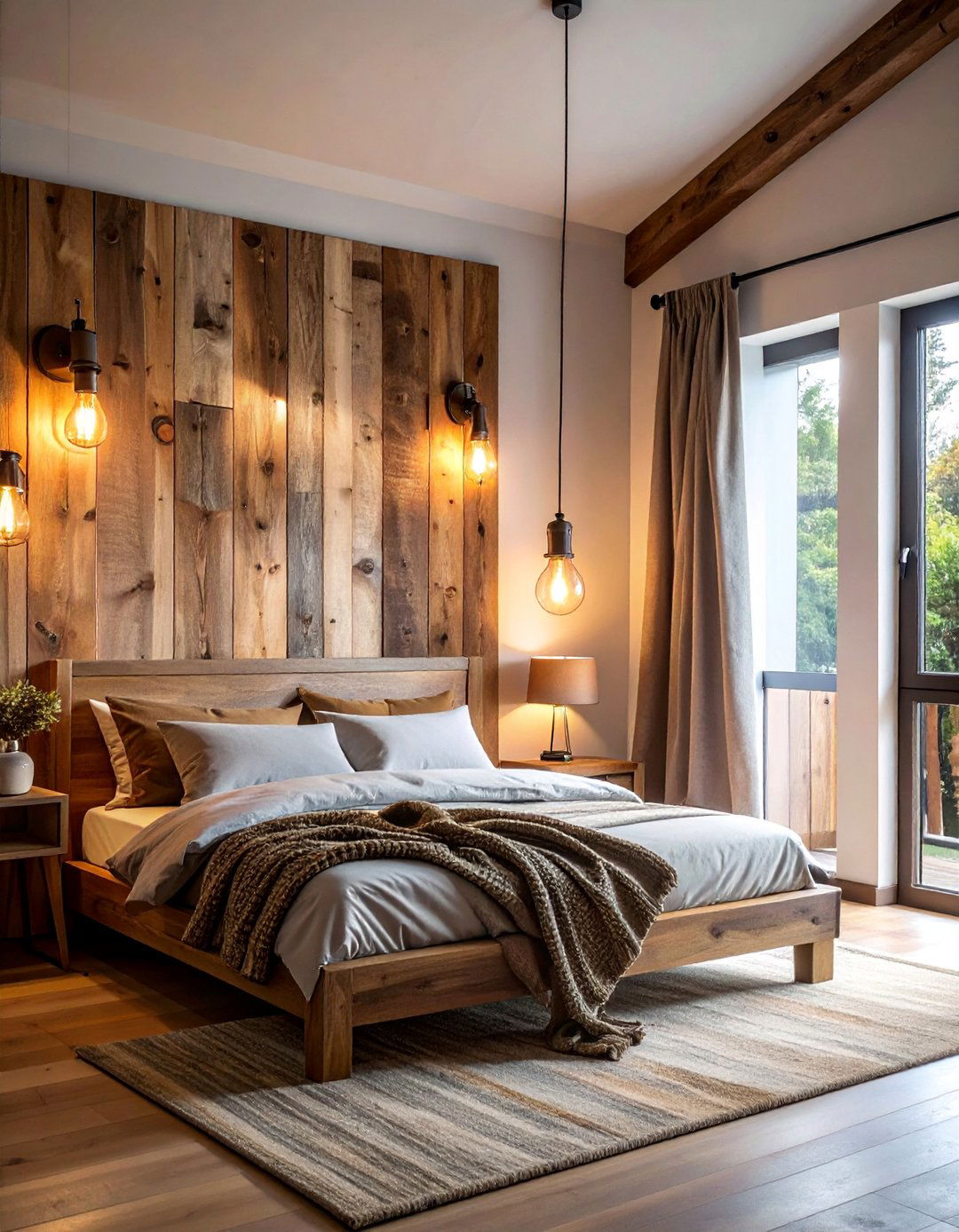 Rustic Wall Sconces - 25 Wooden Interior Design Ideas for a Rustic Charm
