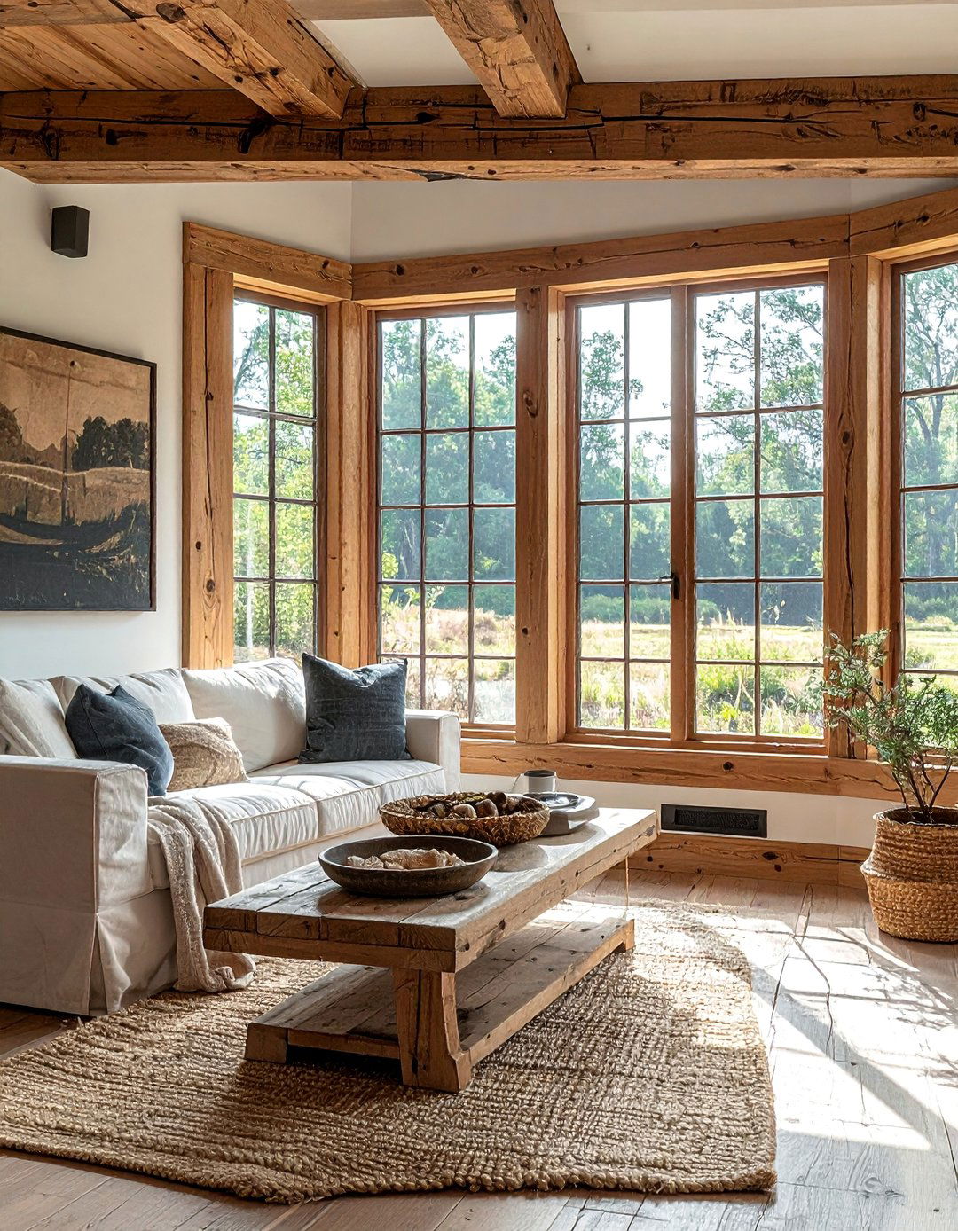 Rustic Window Trim - 25 Wooden Interior Design Ideas for a Rustic Charm