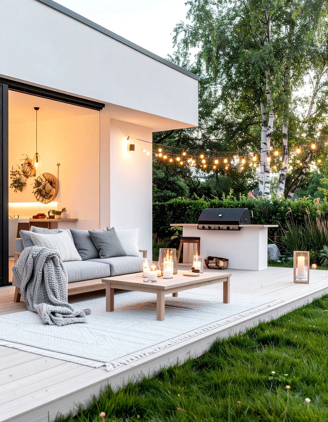 Scandinavian Hygge BBQ Lodge